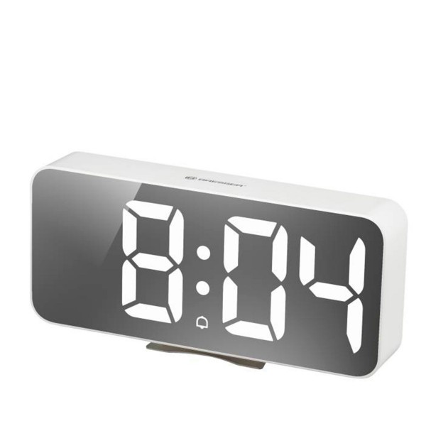 Bresser mytime echo fxl blanco / reloj despertador / termómetro