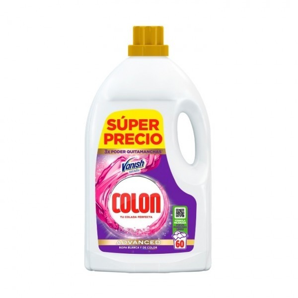 Colon detergente Vanish Manchas Difíciles 64 dosis